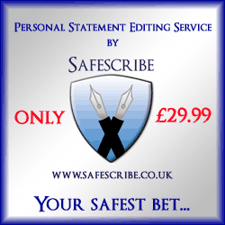 Personal statement editing service by Safescribe