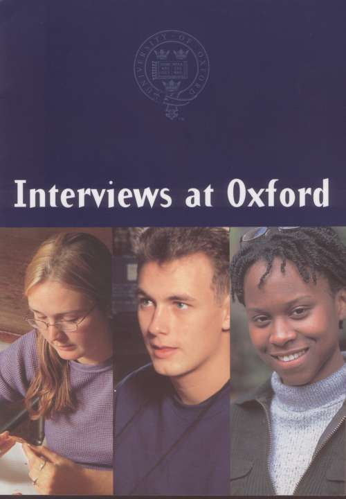 Interviews at Oxford booklet