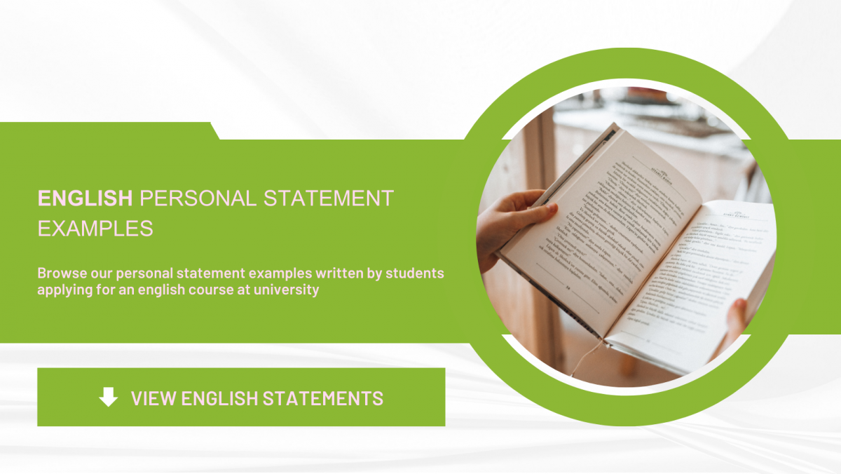 English Personal Statement Examples
